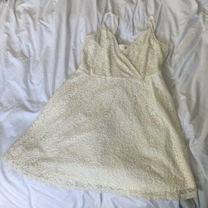 Lace white dress